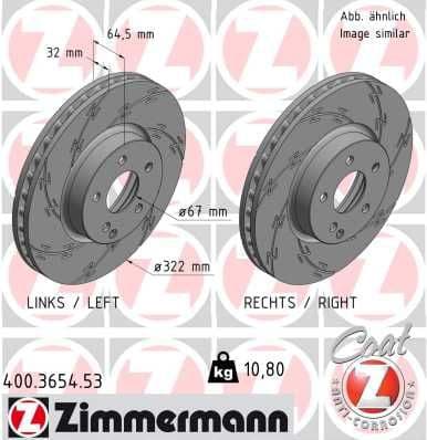 Brake Disc BLACK Z 400.3654.53