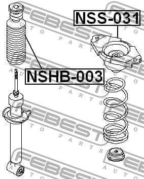 Suspension Strut Support Mount NSS-031