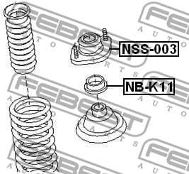 Suspension Strut Support Mount NSS-003 - image 2