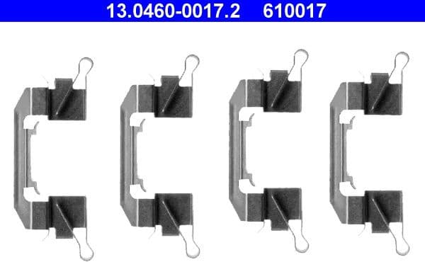 Accessory Kit, disc brake pad 13.0460-0017.2