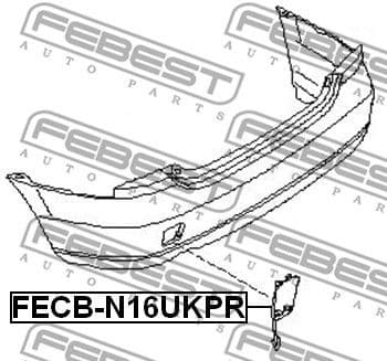 Flap, tow hook FECB-N16UKPR - image 2
