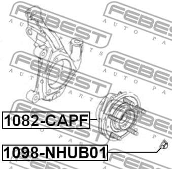 Wheel Hub 1082-CAPF - image 2