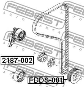 Belt Pulley, crankshaft FDDS-001 - image 2