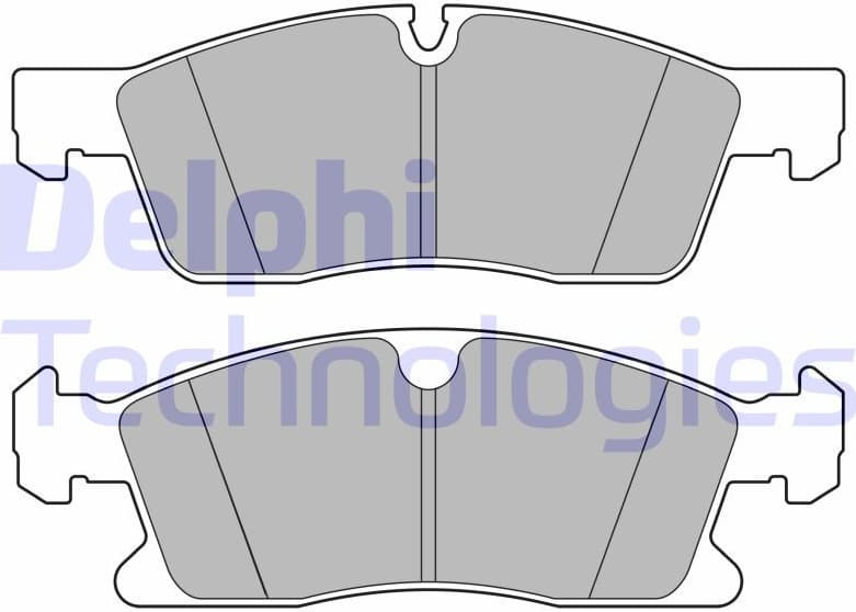 Brake Pad Set, disc brake LP3628