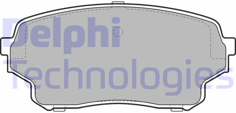 Brake Pad Set, disc brake LP2000