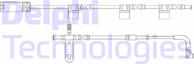 Warning Contact, brake pad wear LZ0233