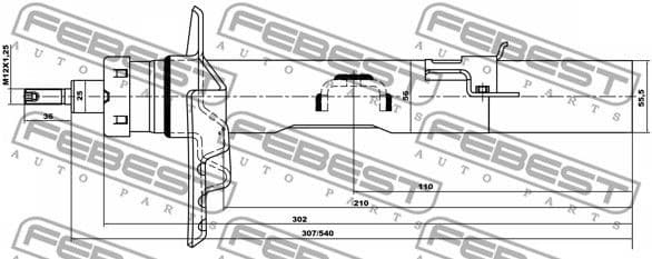 Shock Absorber 29664168RR - image 2