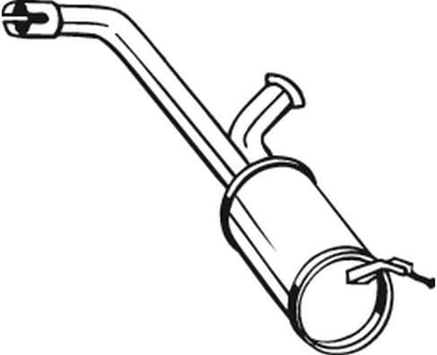 Centre Muffler 135095