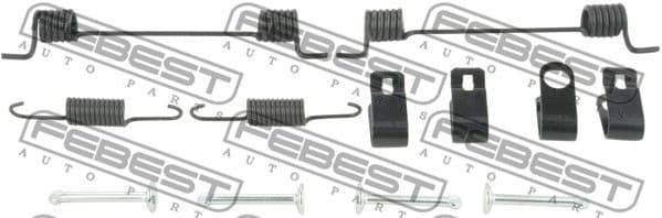 Accessory Kit, parking brake shoes 1204-SFER-KIT