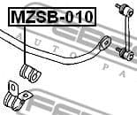 Mounting, stabiliser bar MZSB-010 - image 2