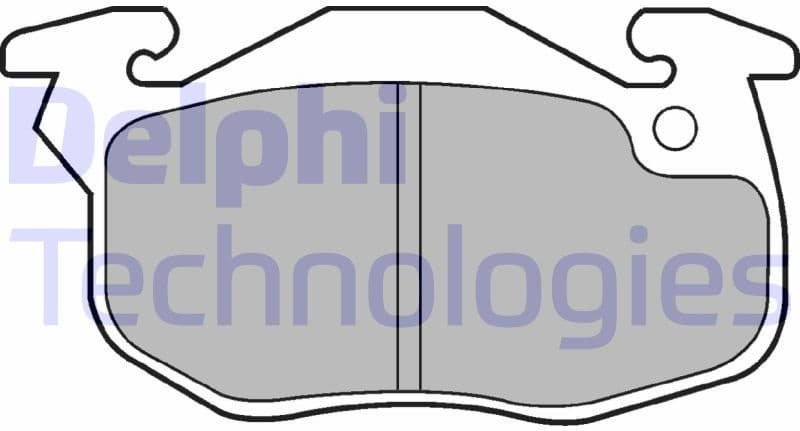 Brake Pad Set, disc brake LP1053