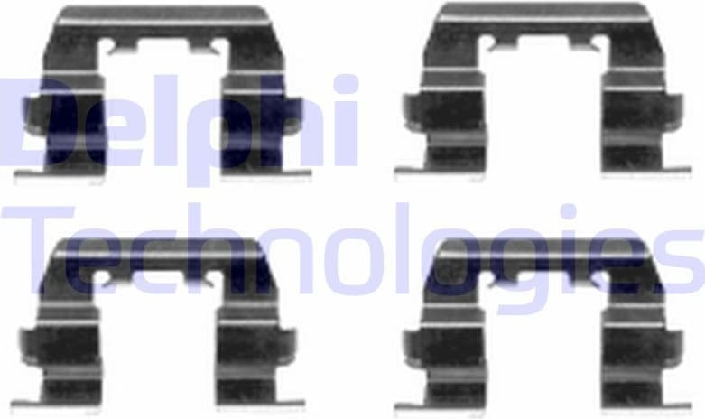 Accessory Kit, disc brake pad LX0411