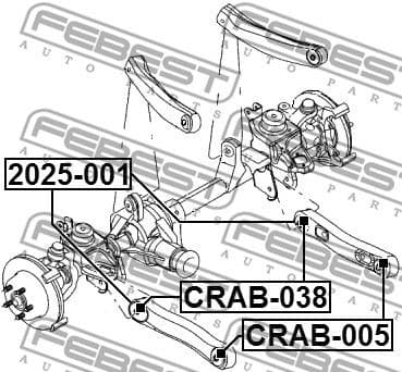 Control/Trailing Arm, wheel suspension 2025-001 - image 2