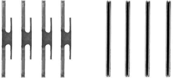 Accessory Kit, disc brake pad 1 987 474 210