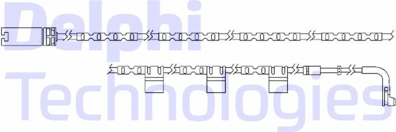 Warning Contact, brake pad wear LZ0234