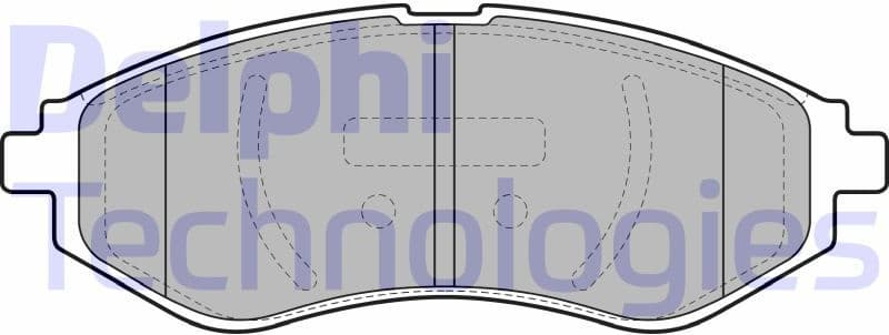 Brake Pad Set, disc brake LP1895