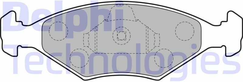 Brake Pad Set, disc brake LP1854