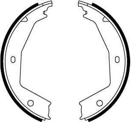 Brake Shoe Set, parking brake GS8668 - image 3