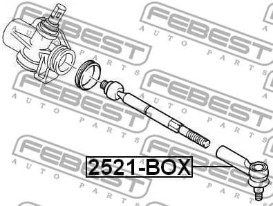 Tie Rod End 2521-BOX - image 2