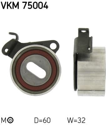 Tensioner Pulley, timing belt VKM 75004 - image 2
