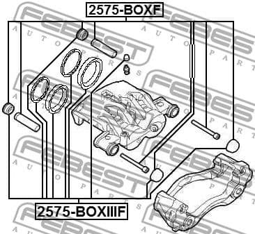 Repair Kit, brake caliper 2575-BOXIIIF - image 2