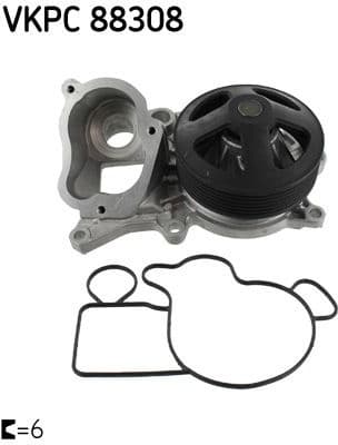 Water Pump, engine cooling VKPC 88308 - image 2