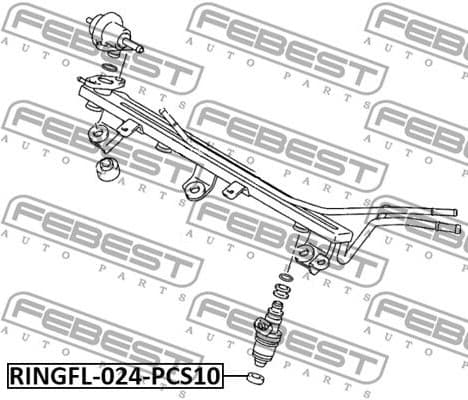 Seal Ring, injector RINGFL-024-PCS10 - image 2
