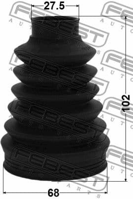 Bellow Kit, drive shaft 2315P-TMT - image 2
