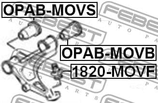 Mounting, control/trailing arm OPAB-MOVS - image 2