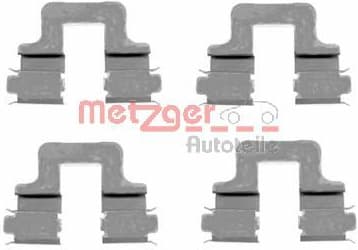 priedų komplektas, diskinių stabdžių trinkelės GREENPARTS 109-1606