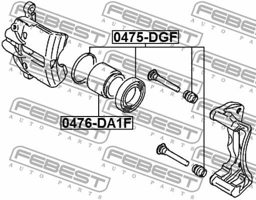 Repair Kit, brake caliper 0475-DGF