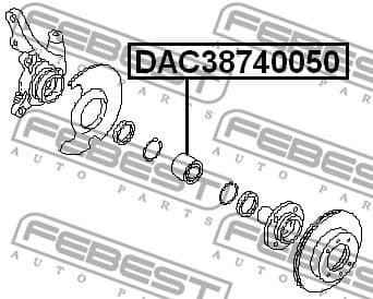 Wheel Bearing DAC38740050 - image 2