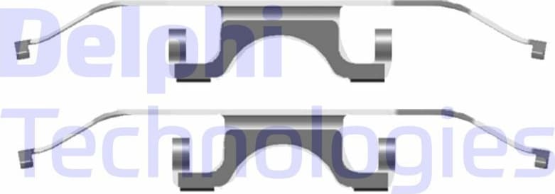 Accessory Kit, disc brake pad LX0503