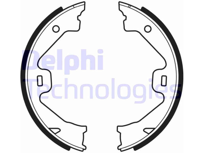 Brake Shoe Set, parking brake LS1930