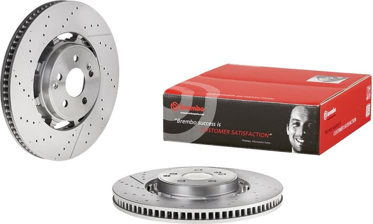 Brake Disc PRIME LINE - Dual Cast 09.D411.33 - image 2