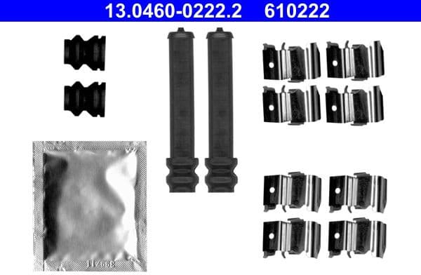 Accessory Kit, disc brake pad 13.0460-0222.2
