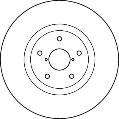 Brake Disc TRW SINGLE DF4949S - image 2