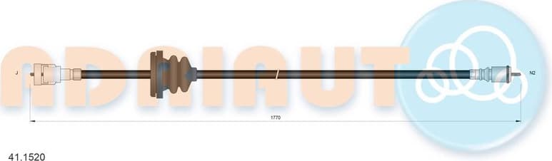 Speedometer Cable 41.1520