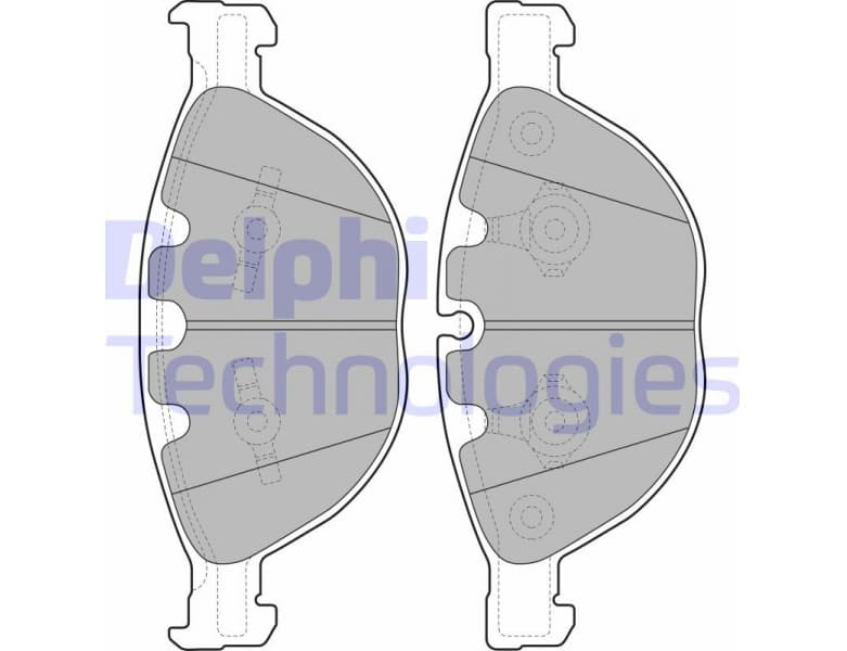 Brake Pad Set, disc brake LP2041
