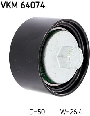 Deflection/Guide Pulley, V-ribbed belt VKM 64074 - image 3