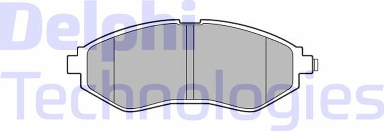 Brake Pad Set, disc brake LP3594