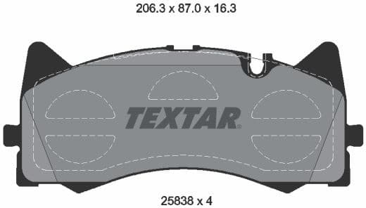 Brake Pad Set, disc brake Q+ 2583801