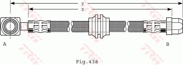 Brake Hose PHD485 - image 3