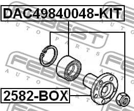 Wheel Bearing Kit DAC49840048-KIT - image 2