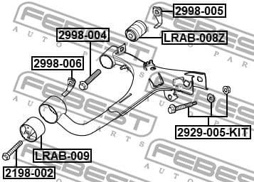 Bolt, control arm 2198-002 - image 2