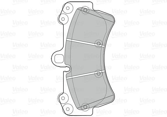 Brake Pad Set, disc brake ESSENTIAL 302043 - image 2