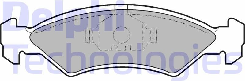 Brake Pad Set, disc brake LP351