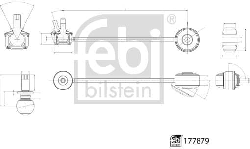 Control/Trailing Arm, wheel suspension 177879 - image 2