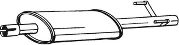 Centre Muffler 175-209
