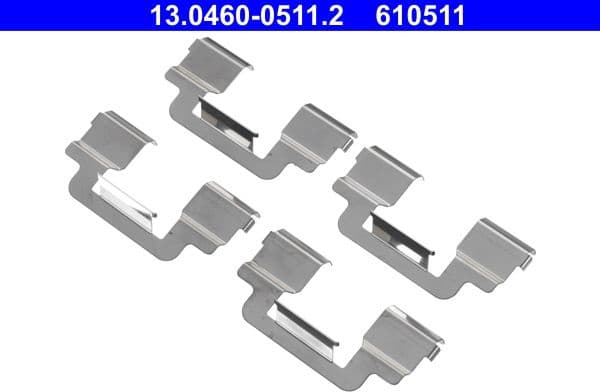 Accessory Kit, disc brake pad 13.0460-0511.2
